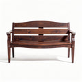 Houten bank voor binnengebruik met een afmeting van 150 x 60 x 85cm