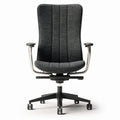 Ergonomische bureaustoel met stoffen bekleding en stoffenkleur donkergrijs 45 x 60 x 100cm